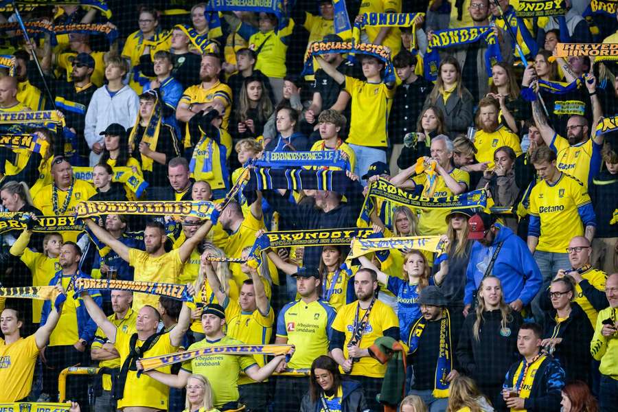 Brondby's fans have launched a protest against matches in the Danish Superliga on Monday night Brondby's fans have launched a protest against matches in the Danish Superliga on Monday night