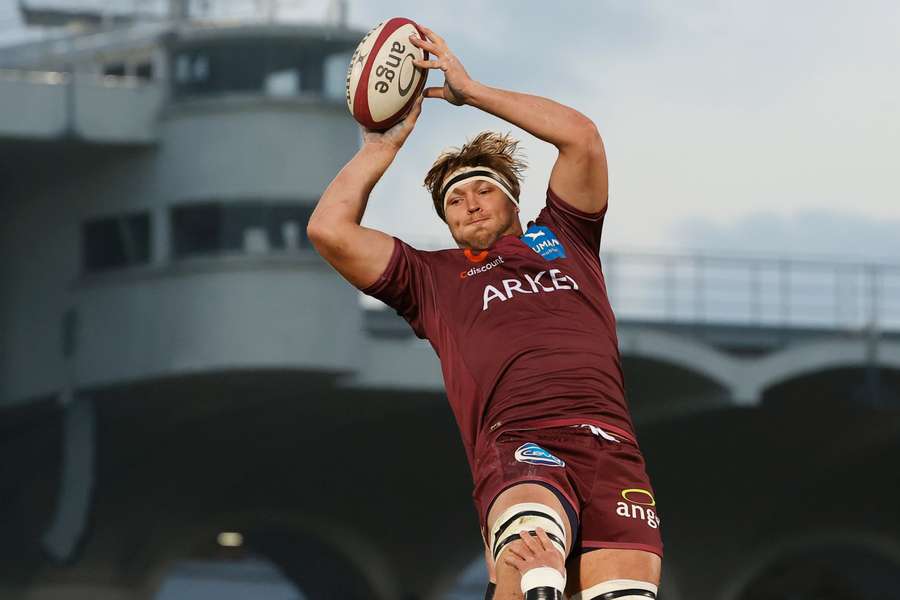 Marais in action during Bordeaux's game against Club Athletique Brive Correze Limousin in December