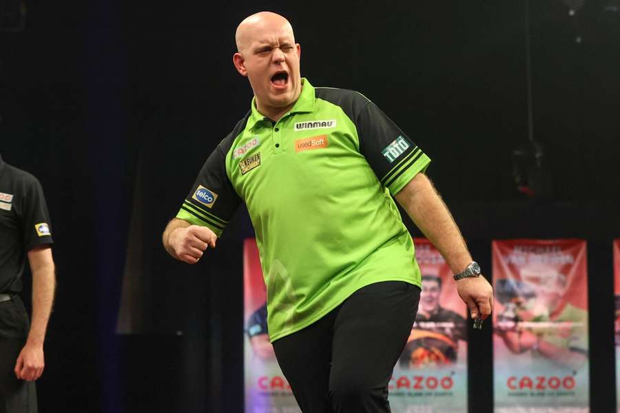 Michael van Gerwen wint het Players Championship Finals na overwinning op Rob Cross