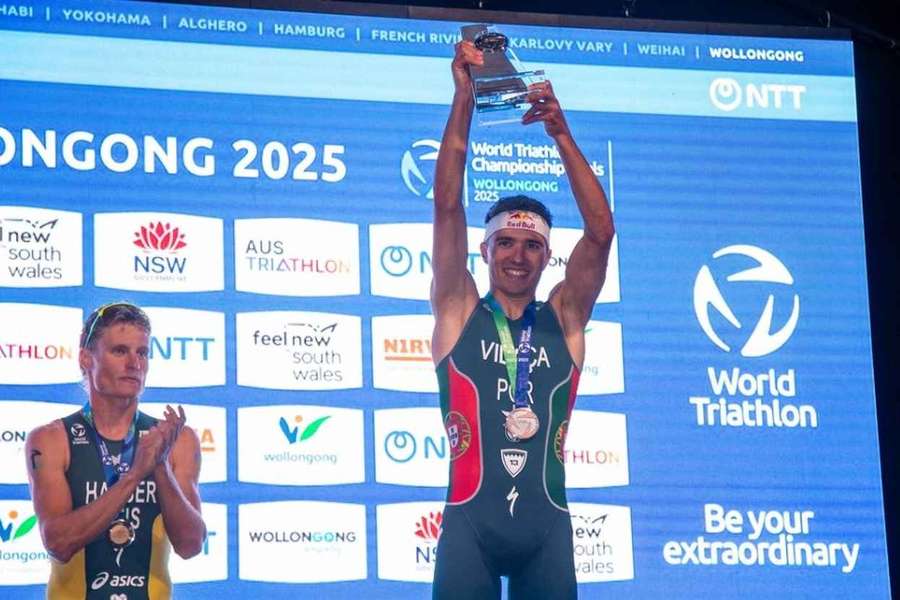 Vilaça deu "passo bastante importante" na carreira com bronze no Mundial de triatlo