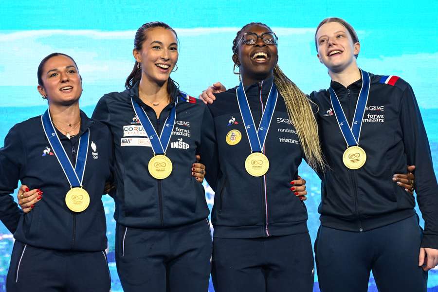 Les sabreuses françaises sacrées championnes du monde par équipes