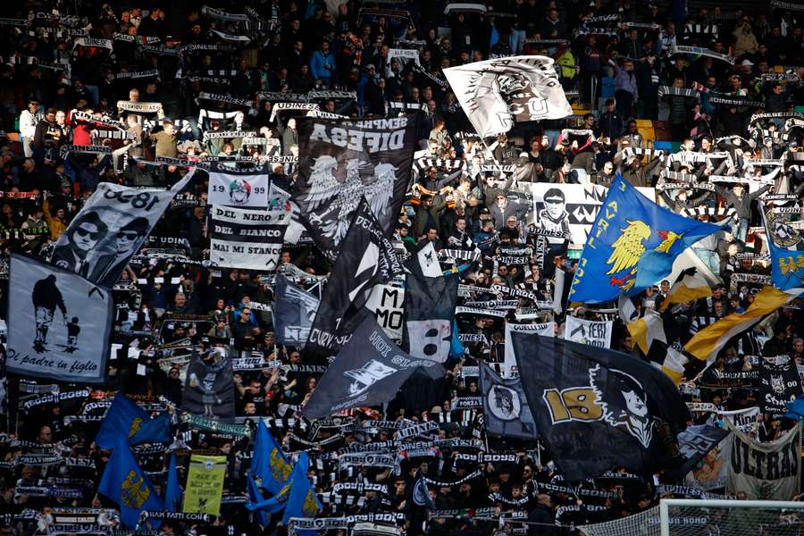 La curva dell'Udinese