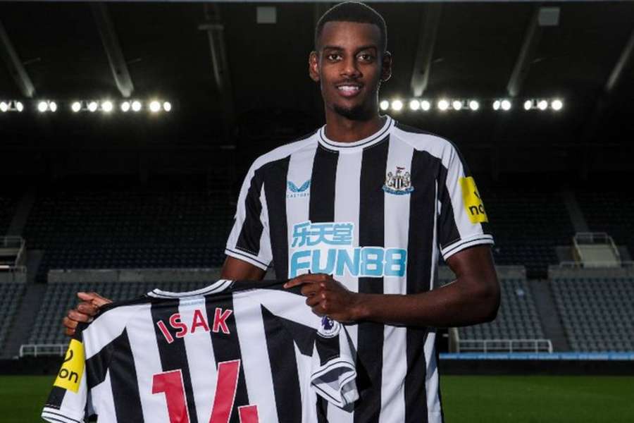 Newcastle United sign Swedish striker Isak for club record fee