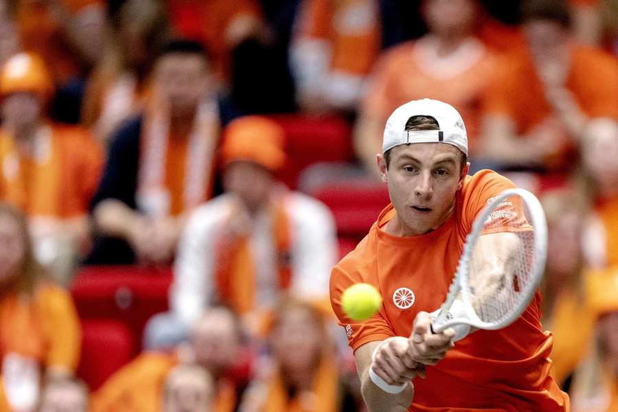 LIVE: Nederland neemt het in Groningen op tegen Slowakije voor plek in Daviscup Finals