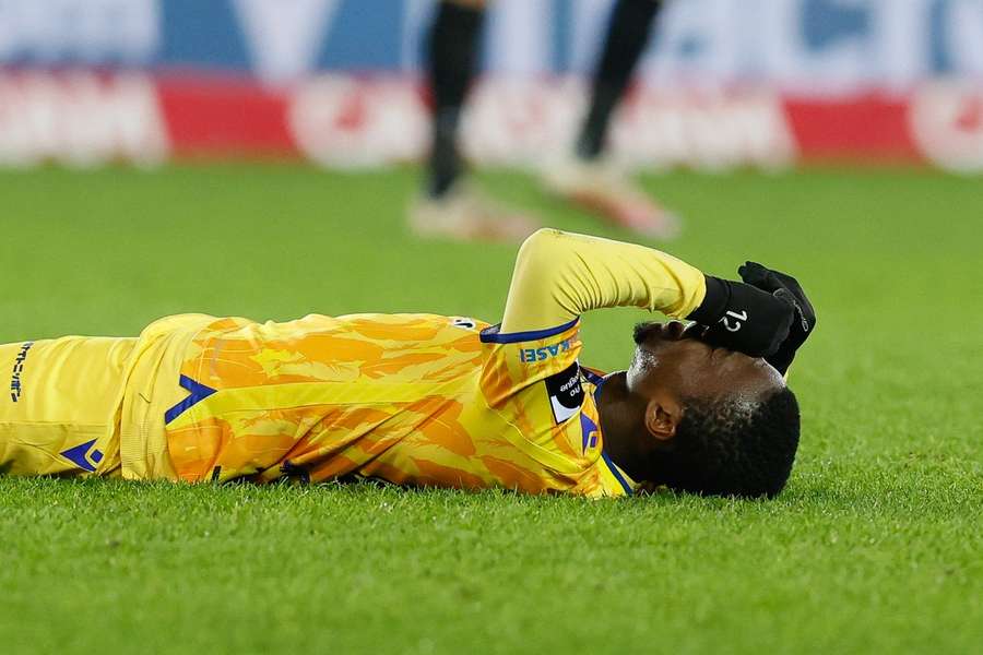 Samuel Asamoah, în perioada în care evolua pentru Sint-Truiden (Belgia)