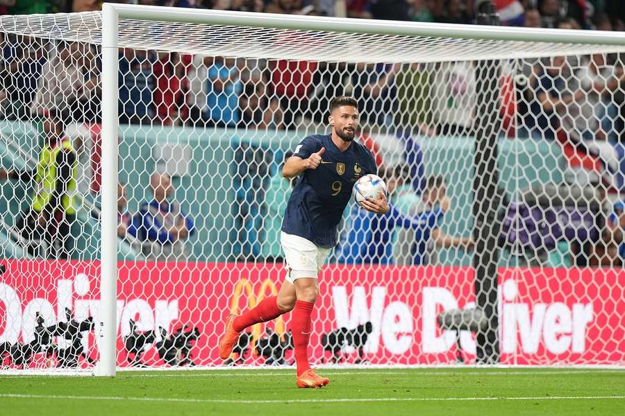 Olivier Giroud staat op 51 goals in 115 interlands