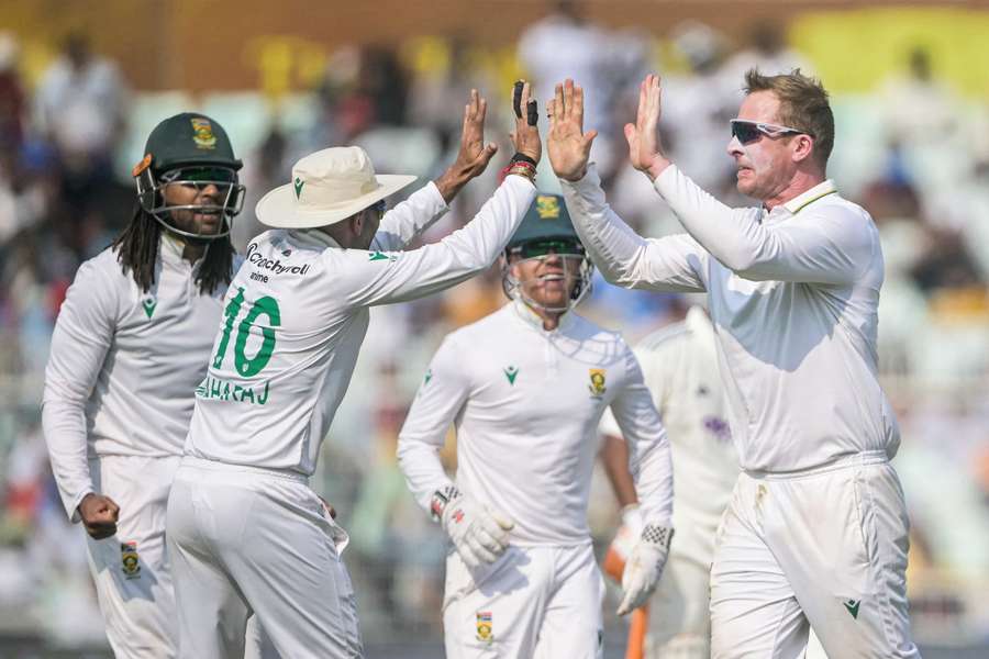 Simon Harmer took 8-51 in the match as South Africa beat India away in a test for the first time in 15 years. Simon Harmer took 8-51 in the match as South Africa beat India away in a test for the first time in 15 years.