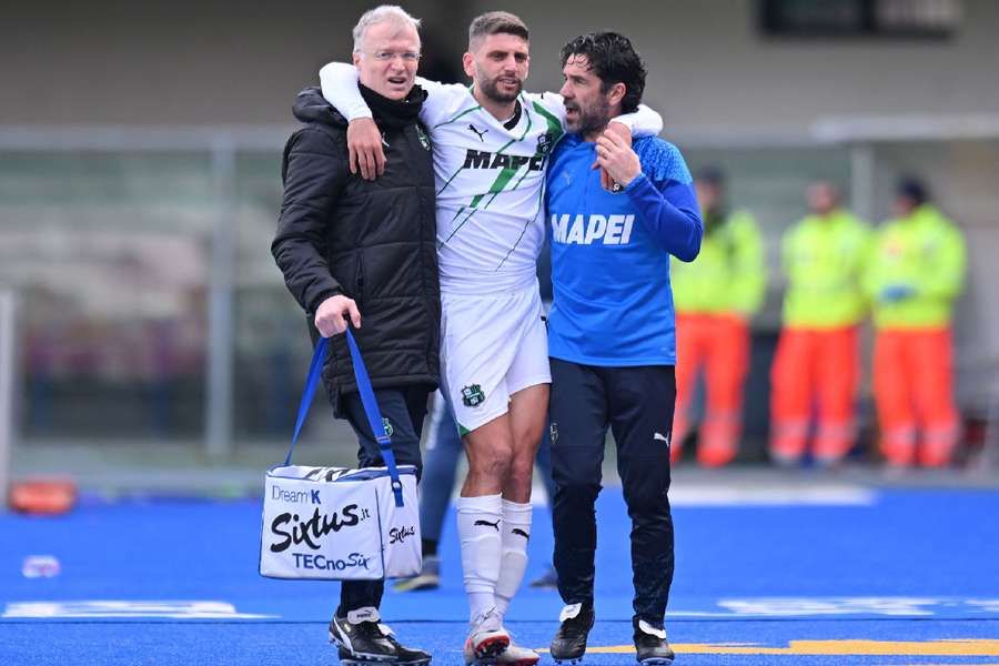 Domenico Berardi rompeu o tendão de Aquiles da perna direita