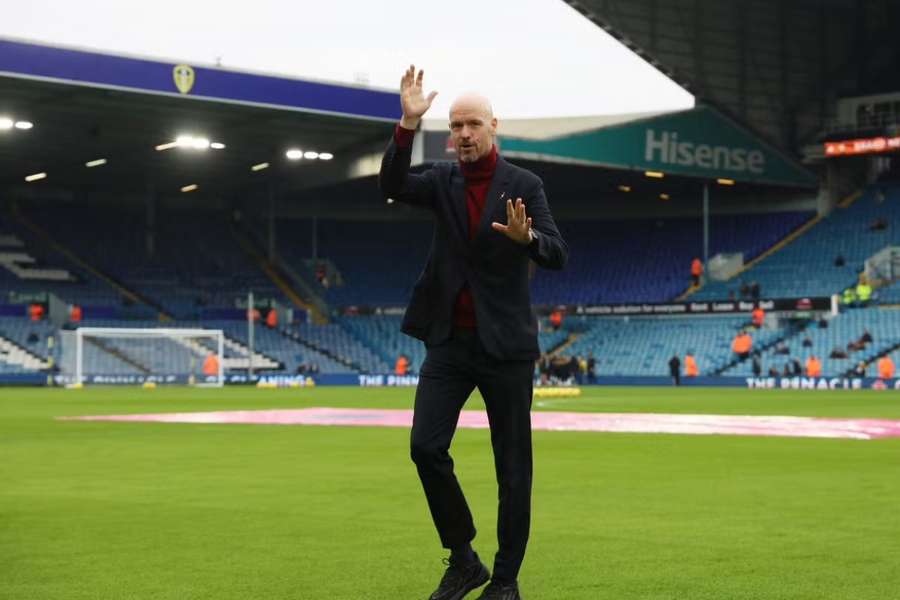 Manchester United manager Erik ten Hag before a match