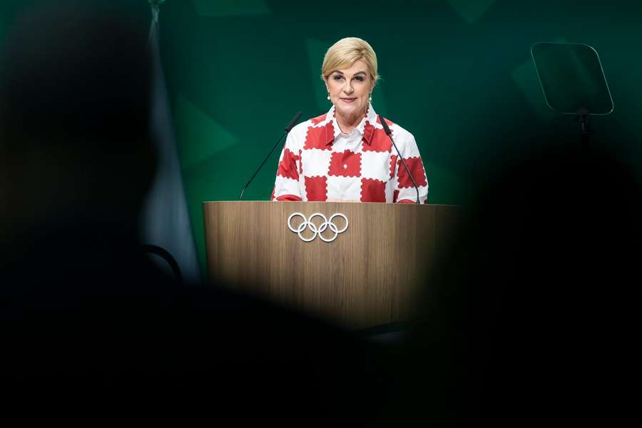 Kolinda Grabar-Kitarovic, presidente da Comissão de Futuras Sedes do COI