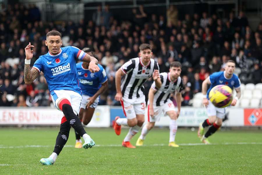 Rangers held by St Mirren as Tavernier rescues point