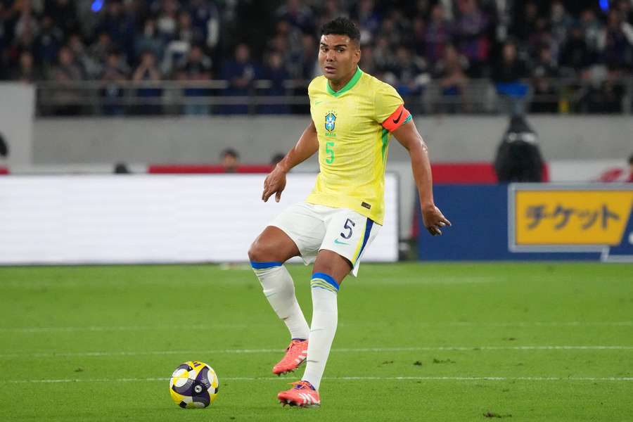 Casemiro, en la derrota de Brasil contra Japón