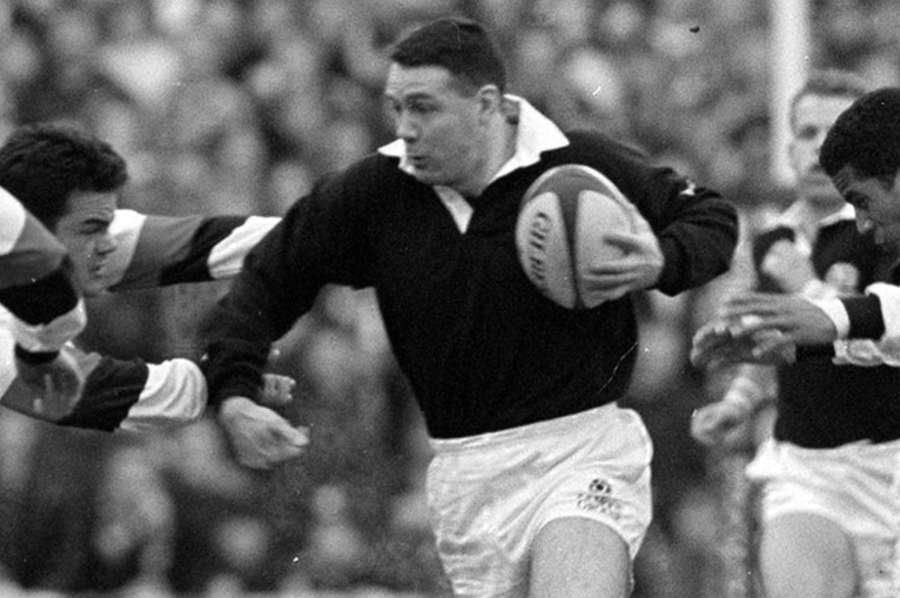 Scott Hastings makes a break against England during the Five Nations in 1996