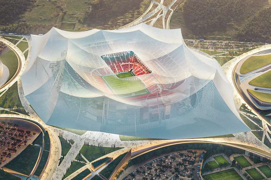 Projekt stadionu na 115 000 miejsc w Maroku