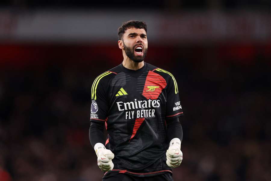 David Raya en la Premier League (2025 de abril).