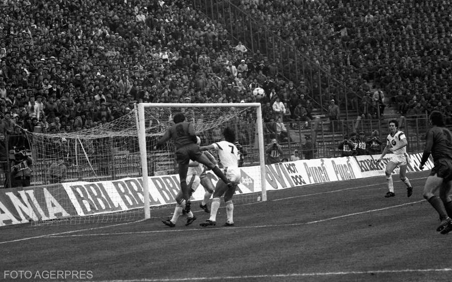 Imagine din duelul Steaua - Anderlecht