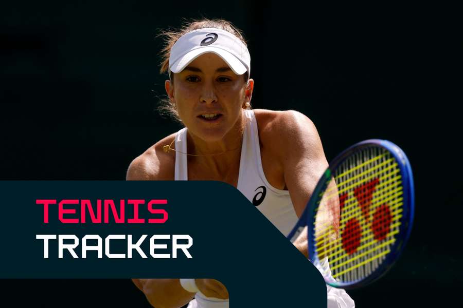 Bencic in second round action Bencic in second round action