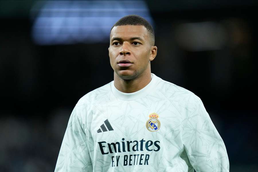 Mbappé, en un encuentro del Real Madrid.