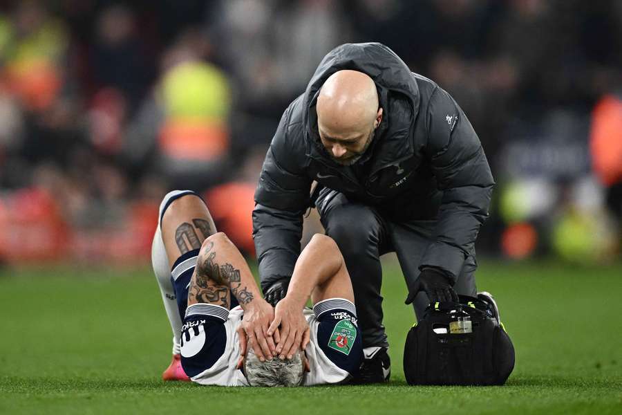 Richarlison suffered the injury against Liverpool