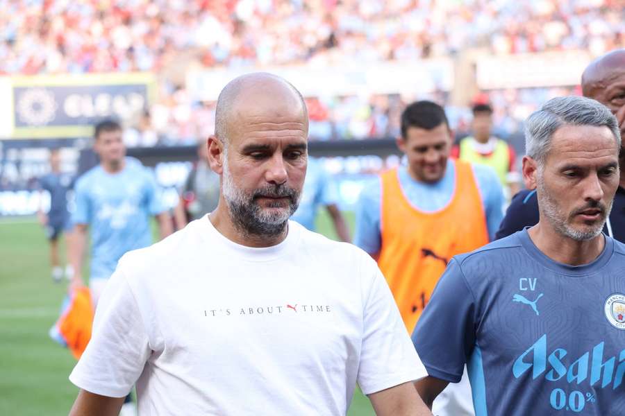 Pep Guardiola, antrenorul lui City Pep Guardiola, antrenorul lui City