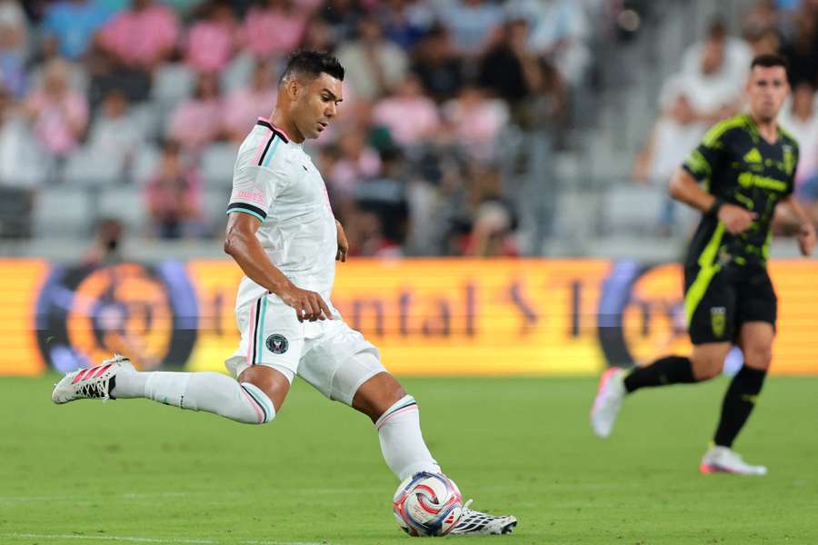 Casemiro, durante un partido con el Inter Miami Casemiro, durante un partido con el Inter Miami