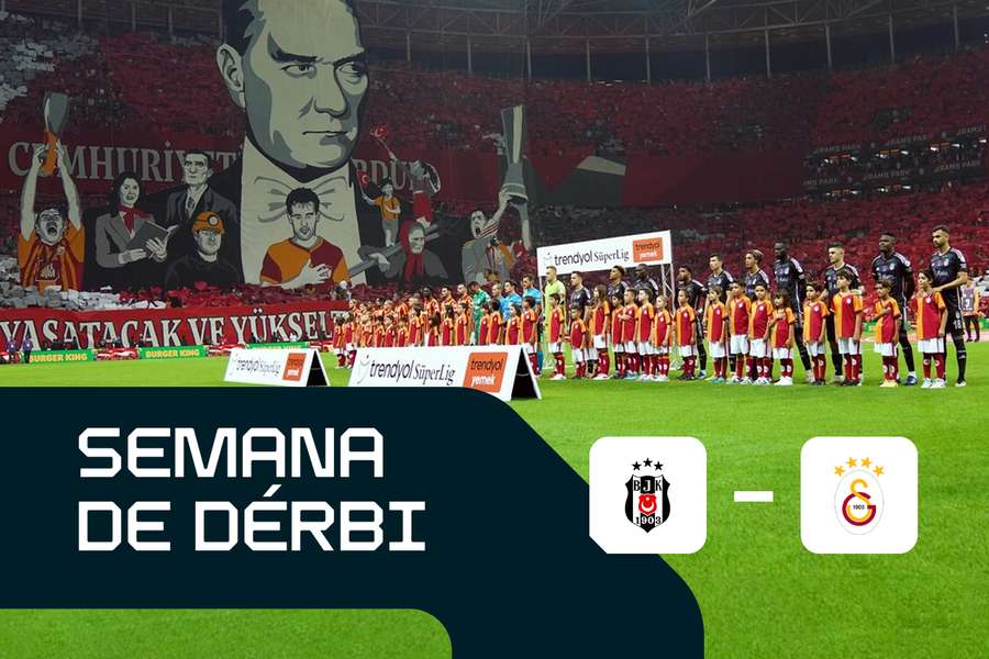 O último dérbi entre o Galatasaray e o Besiktas foi decidido por dois golos de Mauro Icardi