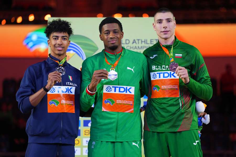 Gerson Baldé com o ouro