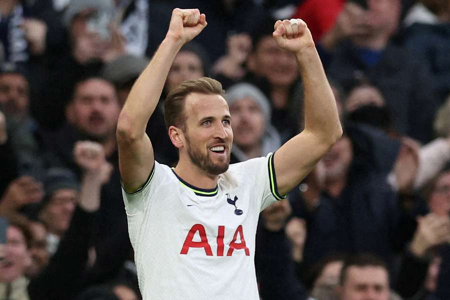 Kane left Spurs as their record goalscorer