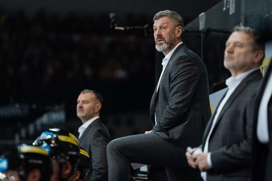 Jaroslav Nedvěd ještě v roli trenéra hokejové Sparty.