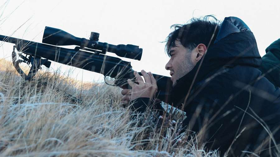Turkish international Aral Simsir practising shooting