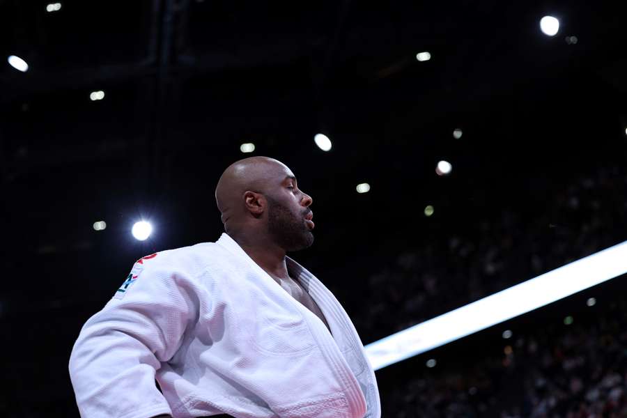 Teddy Riner a rempli de joie le nombreux public parisien