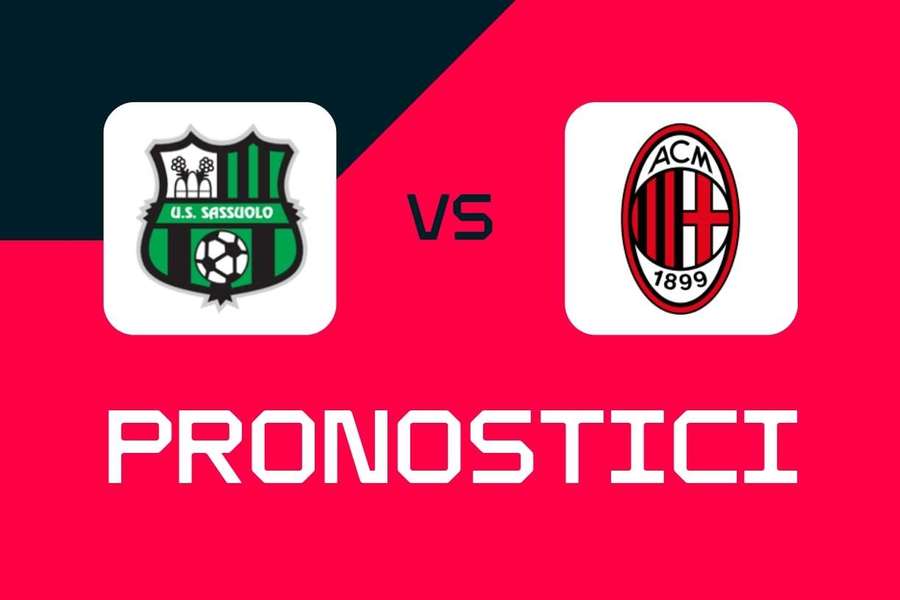 Serie A, Sassuolo-Milan: pronostici, migliori quote e scommesse