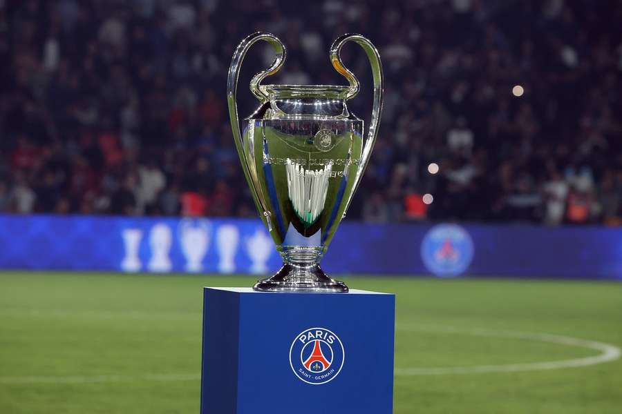 The Champions League trophy