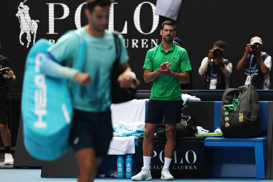 Musetti walks off after being forced to retire