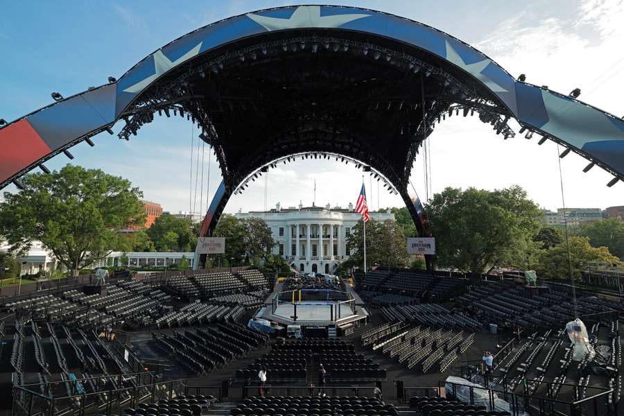 UFC Freedom 250 is set for this Sunday with an impressive structure built to encapsulate the event, nicknamed "The Claw". UFC Freedom 250 is set for this Sunday with an impressive structure built to encapsulate the event, nicknamed "The Claw".