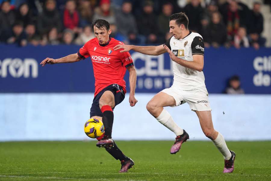 Osasuna recibe al Valencia este domingo