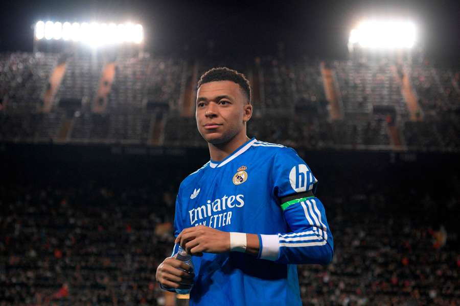 Kylian Mbappé avec le Real.
