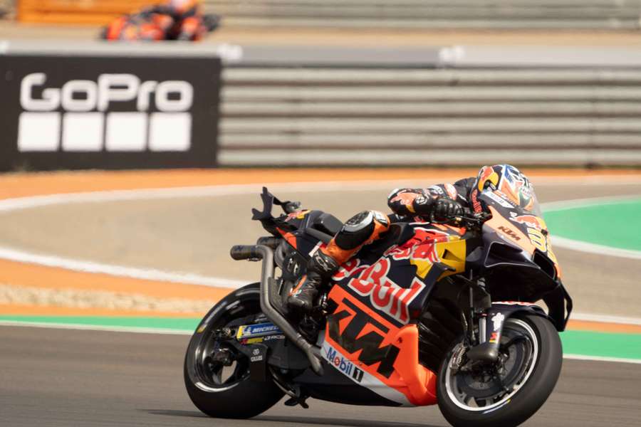 Brad Binder en Aragon.