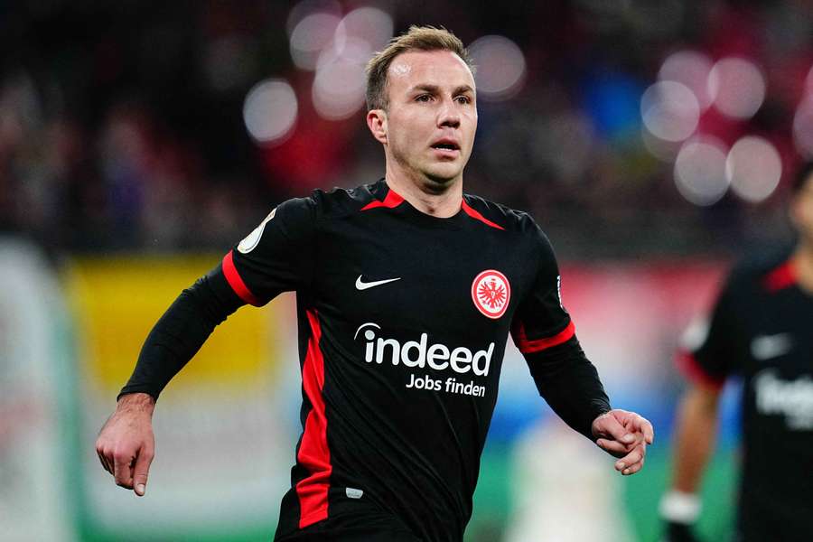 Mario Götze vive un momento dulce en Frankfurt