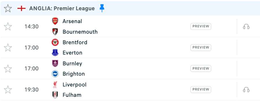 Programul zilei în Premier League Programul zilei în Premier League