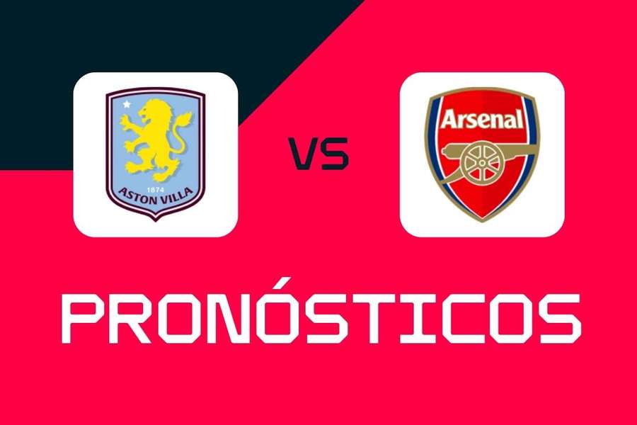Aston Villa vs Arsenal: Pronósticos, apuestas recomendadas y cuotas (Premier League)