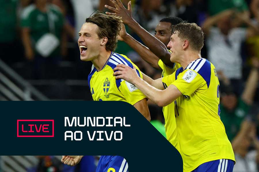 Svanberg fez o quarto da Suécia contra a Tunísia logo depois de entrar