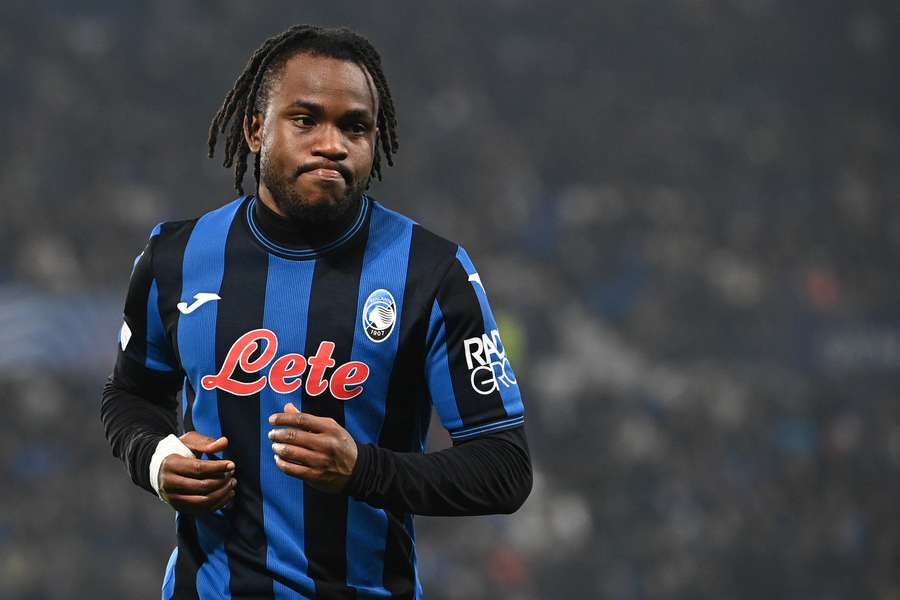 El delantero nigeriano de la Atalanta Ademola Lookman estará de baja unas tres semanas