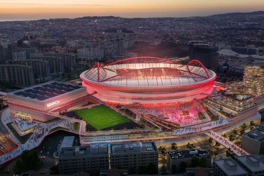 O projeto Benfica District apresentado por Rui Costa O projeto Benfica District apresentado por Rui Costa