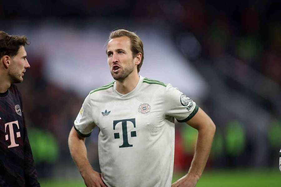 Harry Kane während seines historischen Spiels gegen Werder Bremen.
