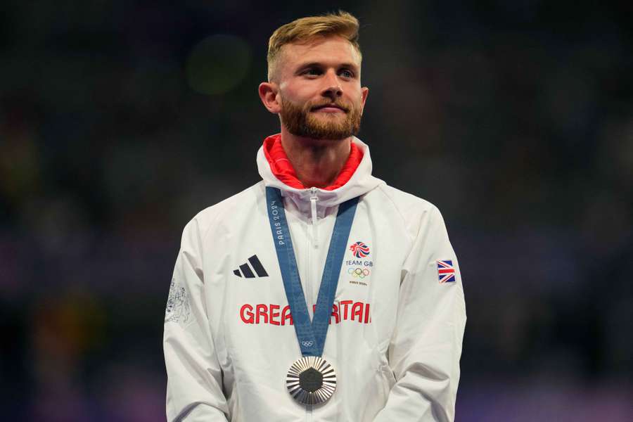 Josh Kerr won the 1500m silver medal at the Olympics in 2024 