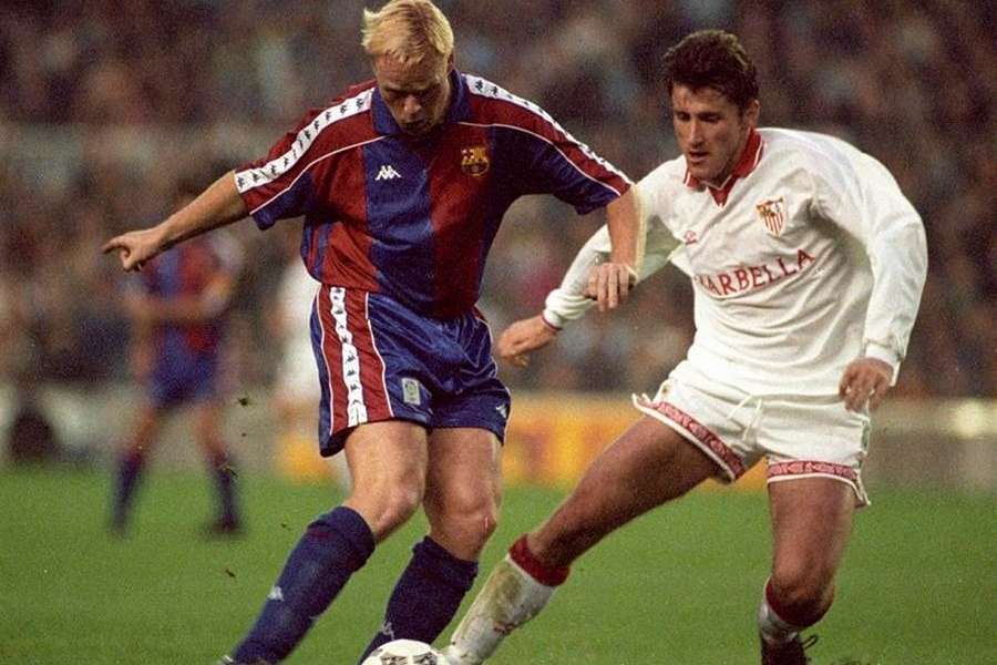 Ronald Koeman, left, was on form for Barcelona before EURO 88