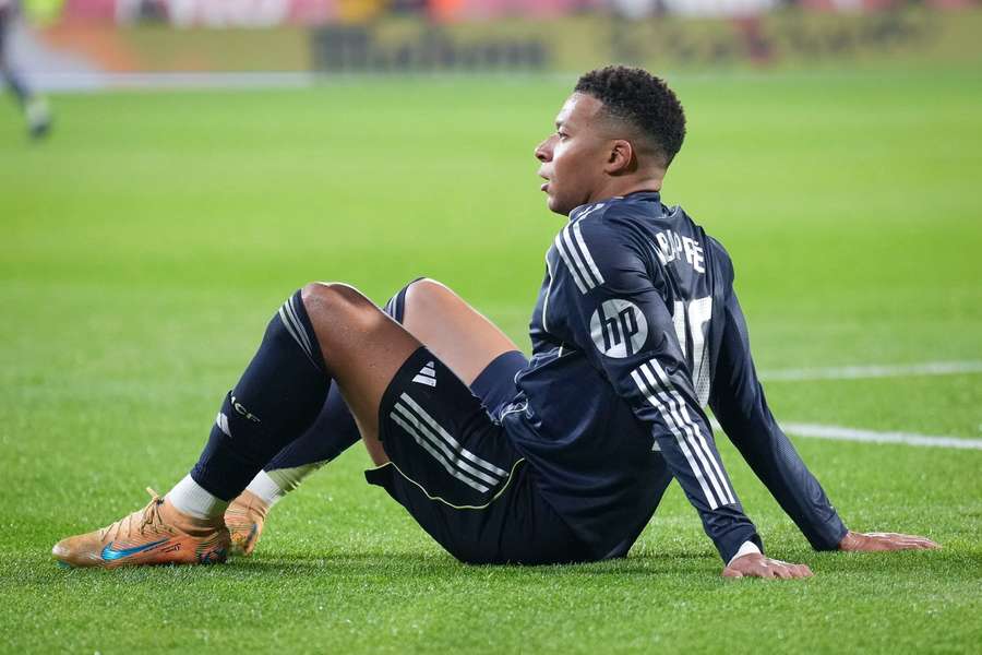 Kylian Mbappes Treffer ist nicht genug. Kylian Mbappes Treffer ist nicht genug.