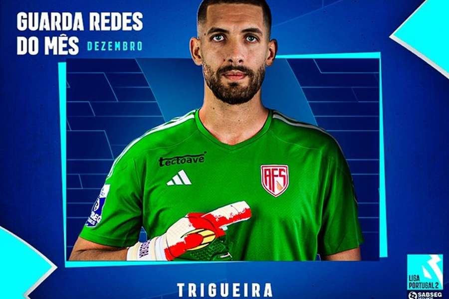 Pedro Trigueira foi eleito o melhor guarda-redes pela terceira vez