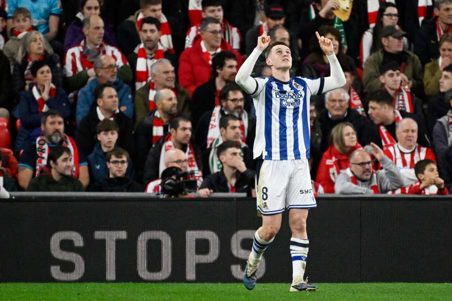 La Real Sociedad s'impose à Bilbao en demi-finale aller